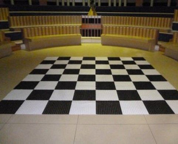 Поле шахматное сборное, пластмасса 160х160 см