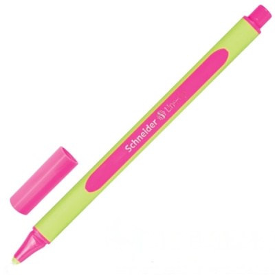 Ручка капиллярная (линер) SCHNEIDER (Германия) "Line-Up", НЕОНОВО-РОЗОВАЯ, трехгранная, линия письма 0,4 мм, 191069