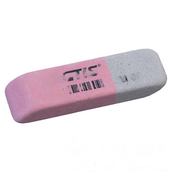 Ластик FACTIS IM 60 (Испания), 46х15х8 мм, красно-серый, прямоугольный, CCFIM60RG