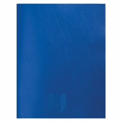 Тетрадь бумвинил, А4, 80 л., скоба, офсет №2 ЭКОНОМ, клетка, STAFF, СИНИЙ, 402649