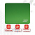 Коврик для мыши SONNEN "GREEN", резина + ткань, 220х180х3 мм, 513305