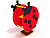 Качалка на пружине Божья коровка