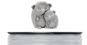 PLA 1,75 мм Picaso 0,75 кг серый