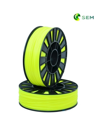 ABS пластик 1,75 SEM флуоресцентный лимонный 0,8 кг