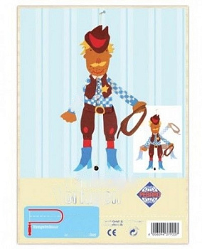 Заготовка из фанеры Ковбой для выпиливания лобзиком