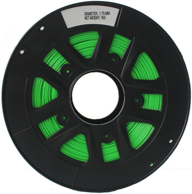 PETG 1,75 SolidFilament прозрачный зеленый 1 кг