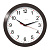 Часы настенные TROYKA 11100112, круг, белые, черная рамка, 29х29х3,5 см