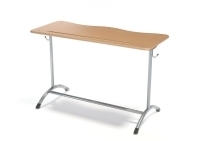 Парта двухместная нерегулируемая на цельносварном каркасе (Н)