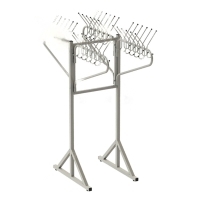 Вешалка напольная поворотная