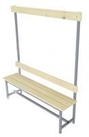 Скамья для раздевалок односторонняя с вешалкой