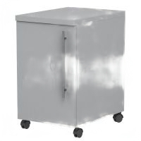 Тумба подкатная металлическая для лабораторного оборудования низкая