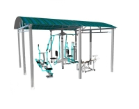 Тренажерная беседка уличная