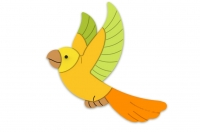 Настенная декорация Попугай