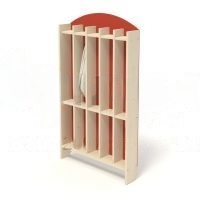 Вешалка для детских полотенец напольная двухуровневая