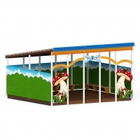 Теневой навес (веранда) Полянка