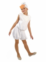 Детский карнавальный костюм Гусенок (рост от 104 до 134 см)