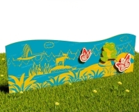 Забор из экопластика Тип 1