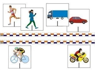 Модель-аппликация "Числовая прямая"