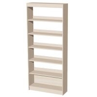 Стеллаж односторонний для библиотеки