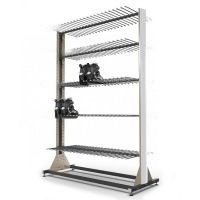 Стеллаж для хранения коньков и роликов двухсторонний