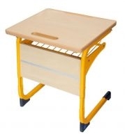 Стол ученический одноместный, с наклонной столешницей