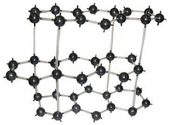 Модель "Кристаллическая решетка графита" (демонстрационная)