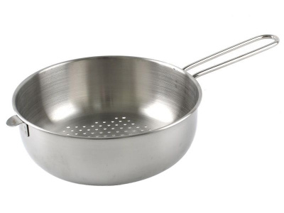 Дуршлаг с прутковой ручкой 2,5л, нержавеющая сталь