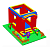 Готовое решение конструктор большой Домик-3, 132х168х252 см