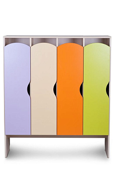 Шкафчик детский четырехсекционный