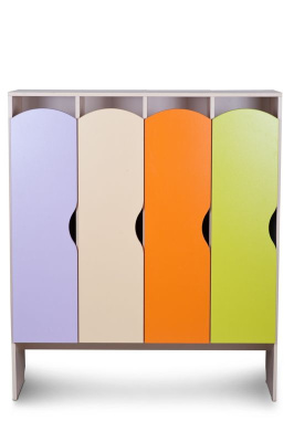 Шкафчик детский четырехсекционный