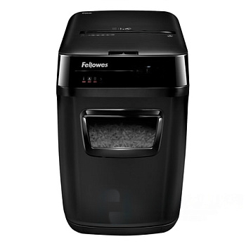 Уничтожитель (шредер) FELLOWES AUTOMAX 200C, АВТОПОДАЧА, 4 уровень секретности, фрагменты 4х38 мм, 200 листов, 32 л, FS-46536