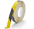 Противоскользящая сигнальная лента чёрно-жёлтая диагональ, самоклеящаяся (рулон 18,3 м)