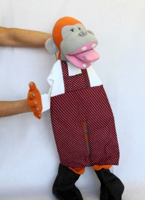 Ростовая кукла Обезьянка логопедическая