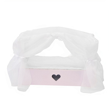 Кроватка с бельевым ящиком  Серии "Любимая кукла", цвет Элис/Мия