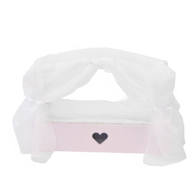 Кроватка с бельевым ящиком  Серии "Любимая кукла", цвет Элис/Мия