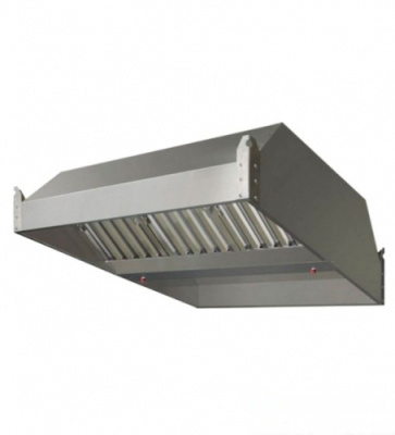 Вытяжной зонт островной, ширина 1600 мм