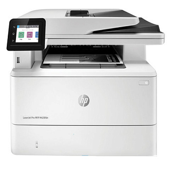 МФУ лазерное HP LaserJet Pro M428fdn "4 в 1", А4, 38 стр/мин, 80000 стр/мес, ДУПЛЕКС, ДАПД, сетевая карта, W1A32A