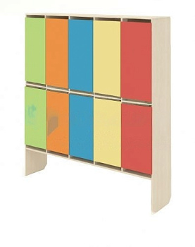 Шкафчик детский двухъярусный (4, 5 секций)
