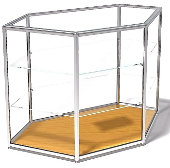 Витрина демонстрационная ПДА-03/12А1, серия еврошоп