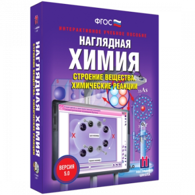 Пособие для интерактивной доски Наглядная химия. Строение вещества. Химические реакции