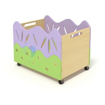 Ящик для хранения игрушек мобильный, 750х530х500 мм