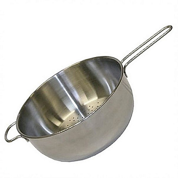 Дуршлаг 5 л, с ручкой, нержавеющая сталь