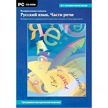 Интерактивные плакаты Русский язык. Части речи. Морфология и культура речи