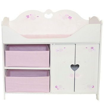 Кроватка-шкаф для кукол серия Розали Мини, цвет Пастель