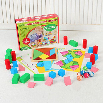 Развивающий набор Фребеля Формы и цилиндры