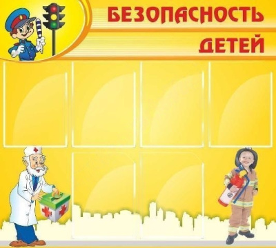 Стенд Безопасность детей, 1х0,9 м