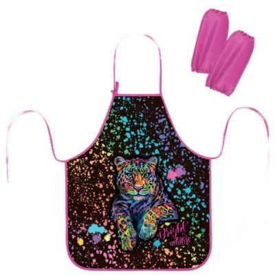 Фартук с нарукавниками ЮНЛАНДИЯ, 45х54 см, "Bright wildlife", 271042