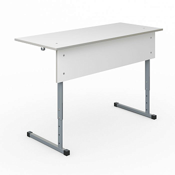 Стол ученический Комфорт 2-местный регулируемый (ЛДСП) 3-7г.р. прям.