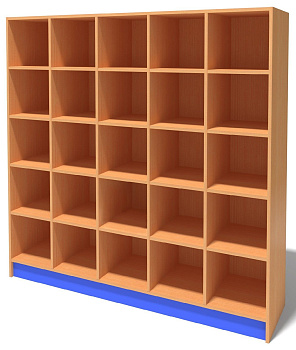 Стеллаж книжный, 1600x400x1600 мм