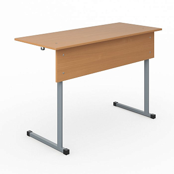 Стол ученический Комфорт 2-местный (ЛДСП) 6г.р. прям.